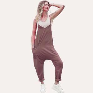 Paper Label "Nicola" Jumpsuit In Hazelnut